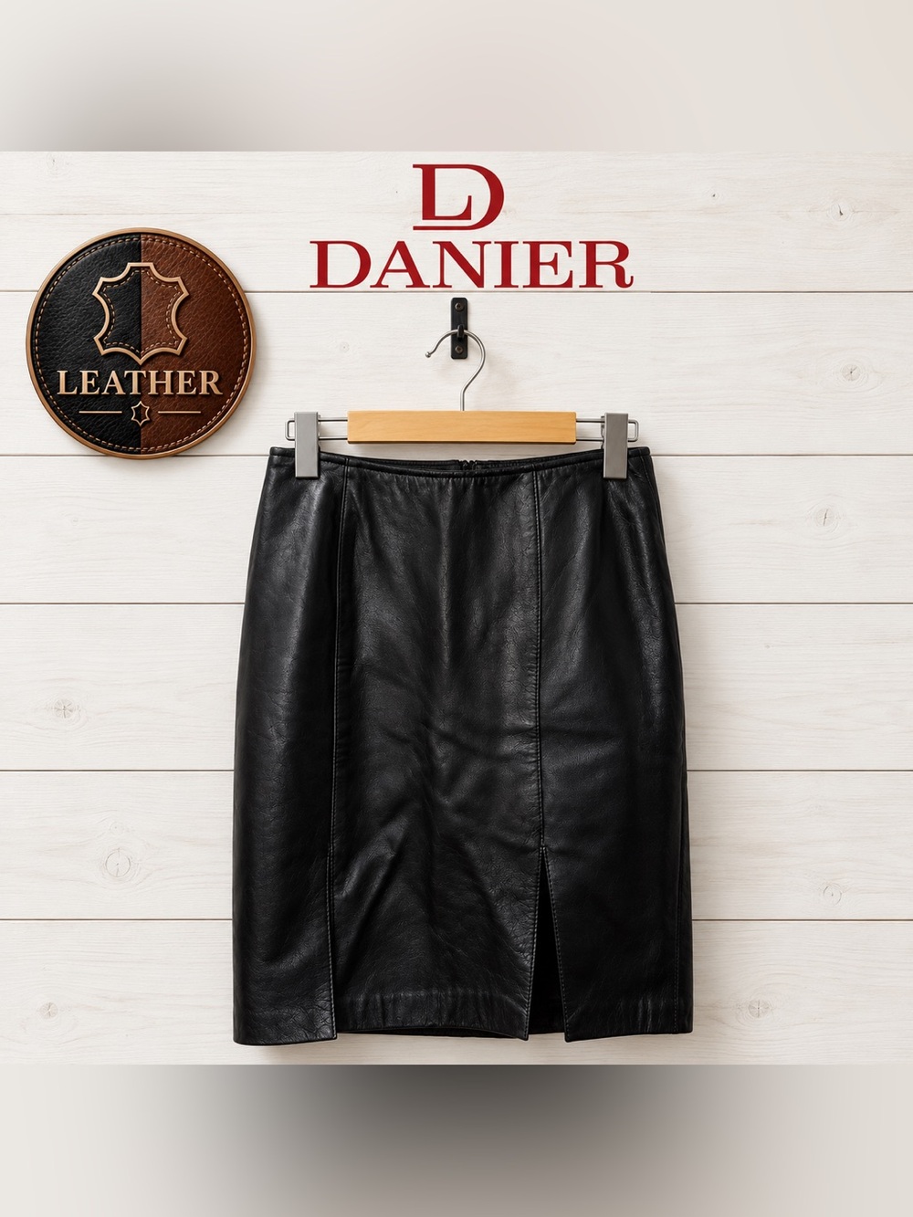 Danier Black Leather Pencil Skirt – Size 2